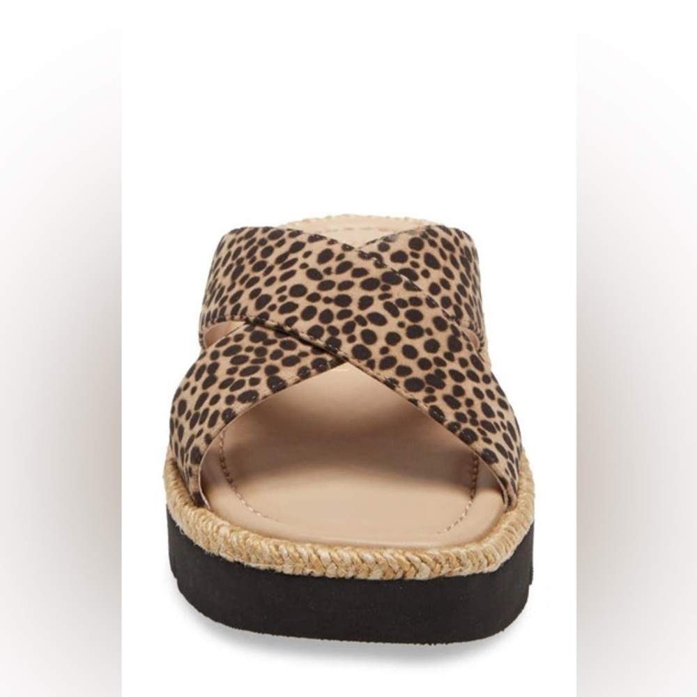 STUART WEITZMAN
Roza Lift Slide Sandal In Cheetah Suede 5.5 NWT - Picture 3 of 8